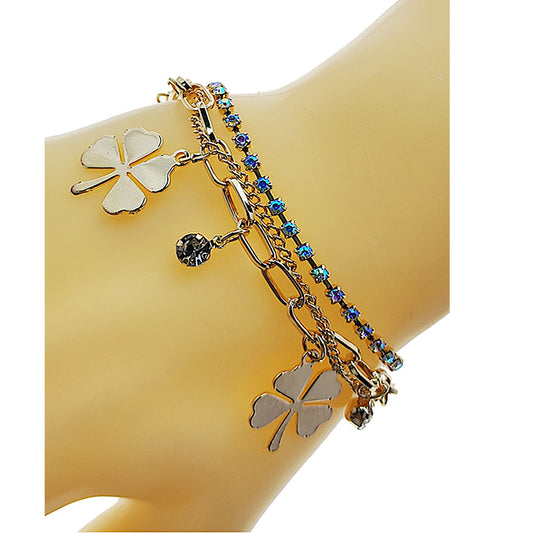 JAB49590 - Clover Chain Bracelet Set