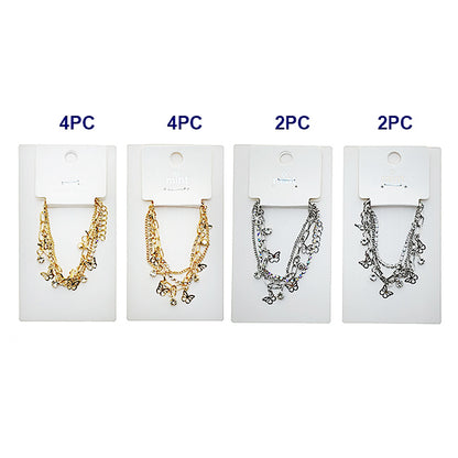 JAB49593 - Butterfly Chain Bracelet Set