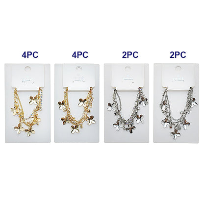 JAB49595 - Clover Chain Bracelet Set