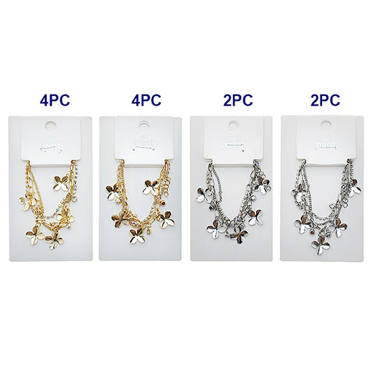 JAB49595 - Clover Chain Bracelet Set