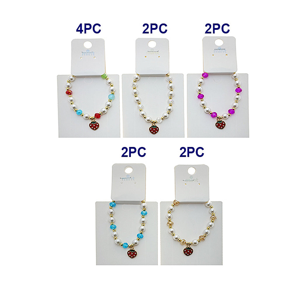 JAB49898 - Strawberry Pearl Bracelet