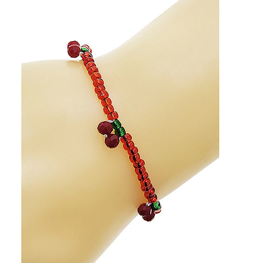 JAB49932 - Cherry Bead Bracelet