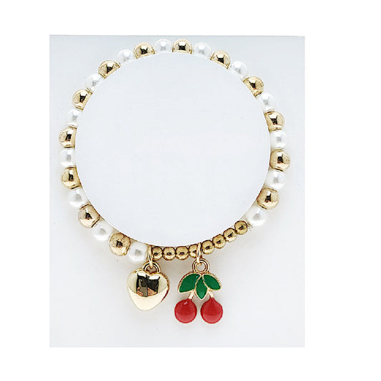 JAB49950 - Cherry Bead Bracelet