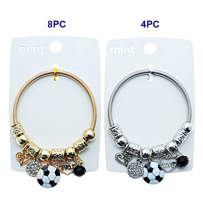 Soccer Ball Charm Bracelet