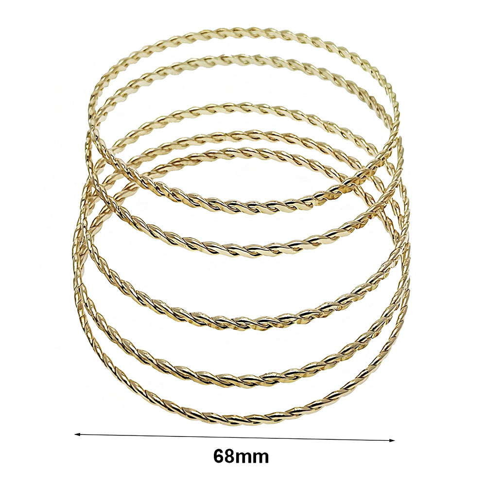 Twist Bangle Bracelet
