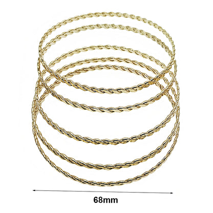 Twist Bangle Bracelet