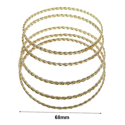 Twist Bangle Bracelet