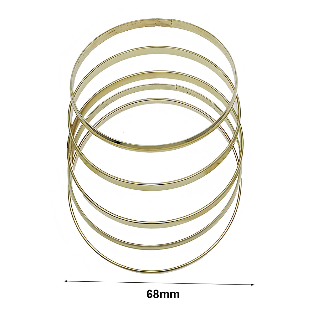 Flat Curve Bangle Bracelet
