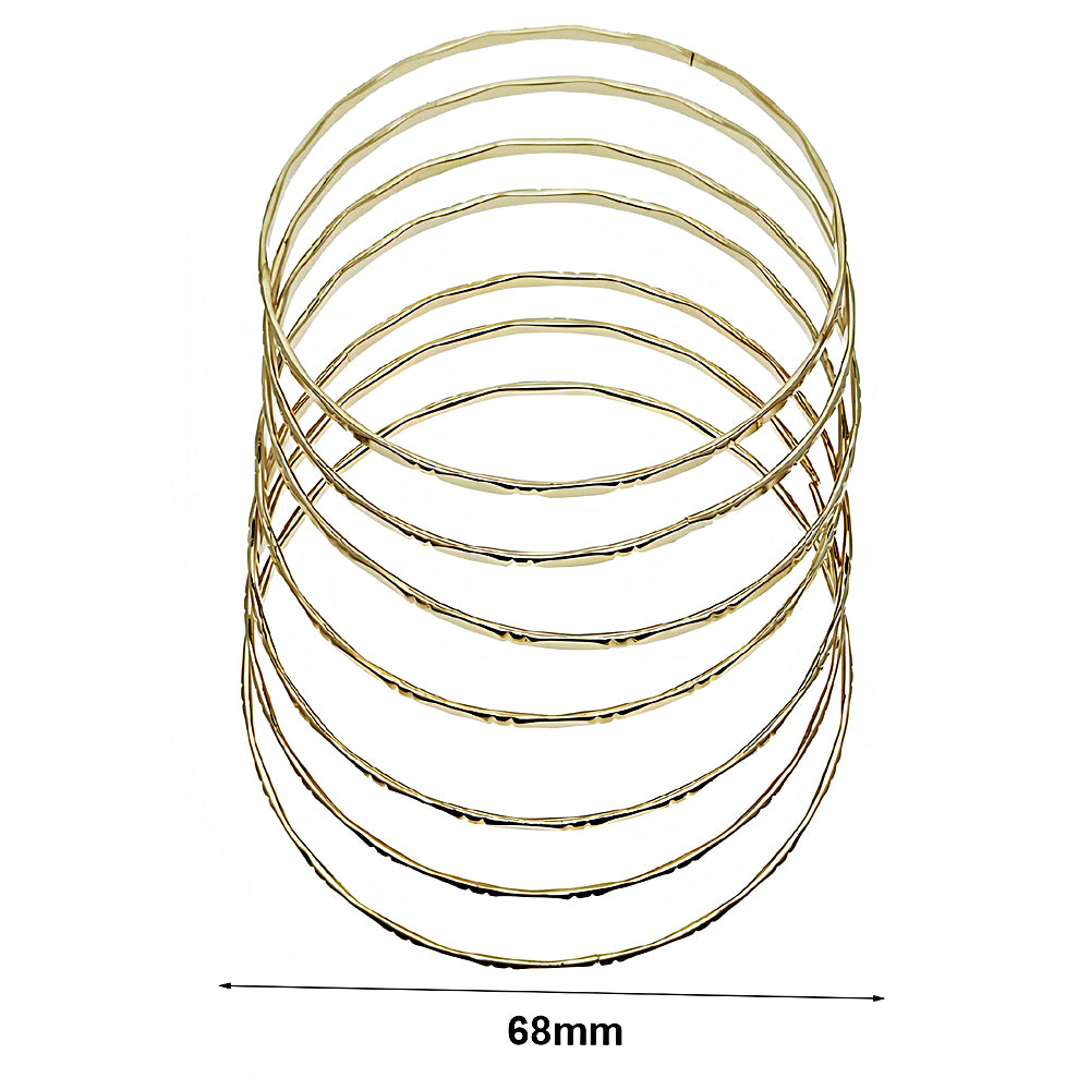 Hammered Bangle Bracelet