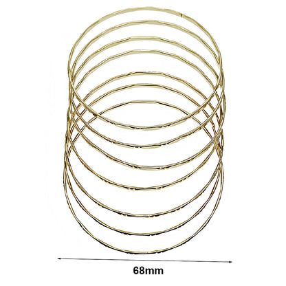Hammered Bangle Bracelet