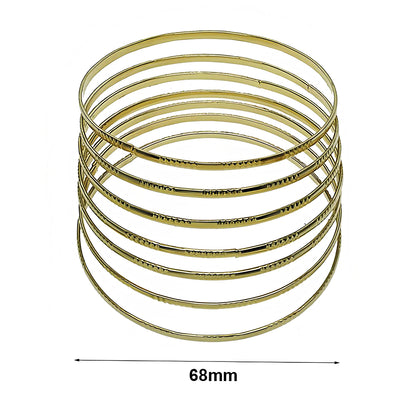 Etched Bangle Bracelet