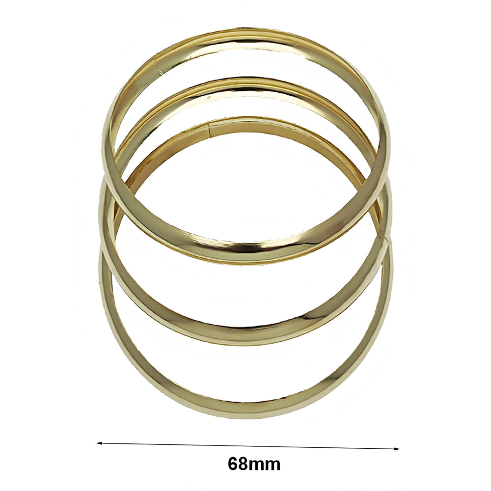 Flat Curve Bangle Bracelet