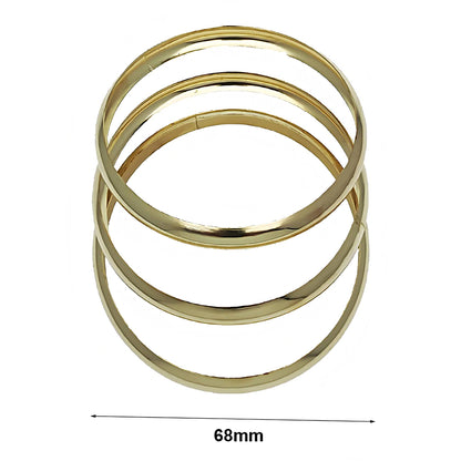 Flat Curve Bangle Bracelet