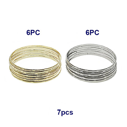 Textured Bangle Bracelet