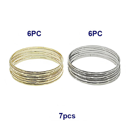 Textured Bangle Bracelet