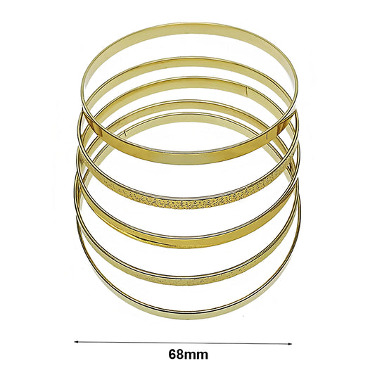 Assorted Flat Bangle Bracelet