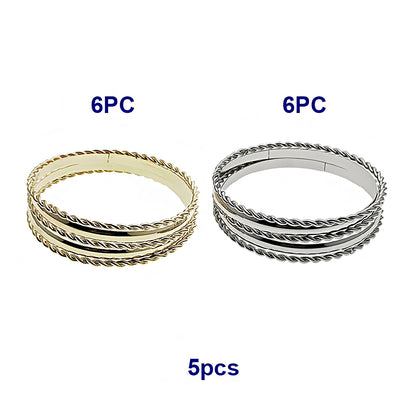 Assorted Twist Bangle Bracelet