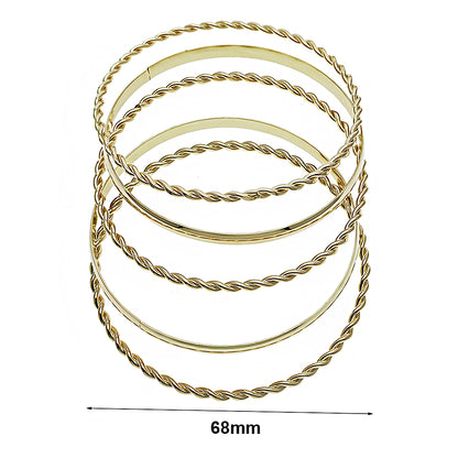 Assorted Twist Bangle Bracelet