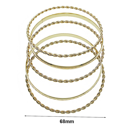 Assorted Twist Bangle Bracelet