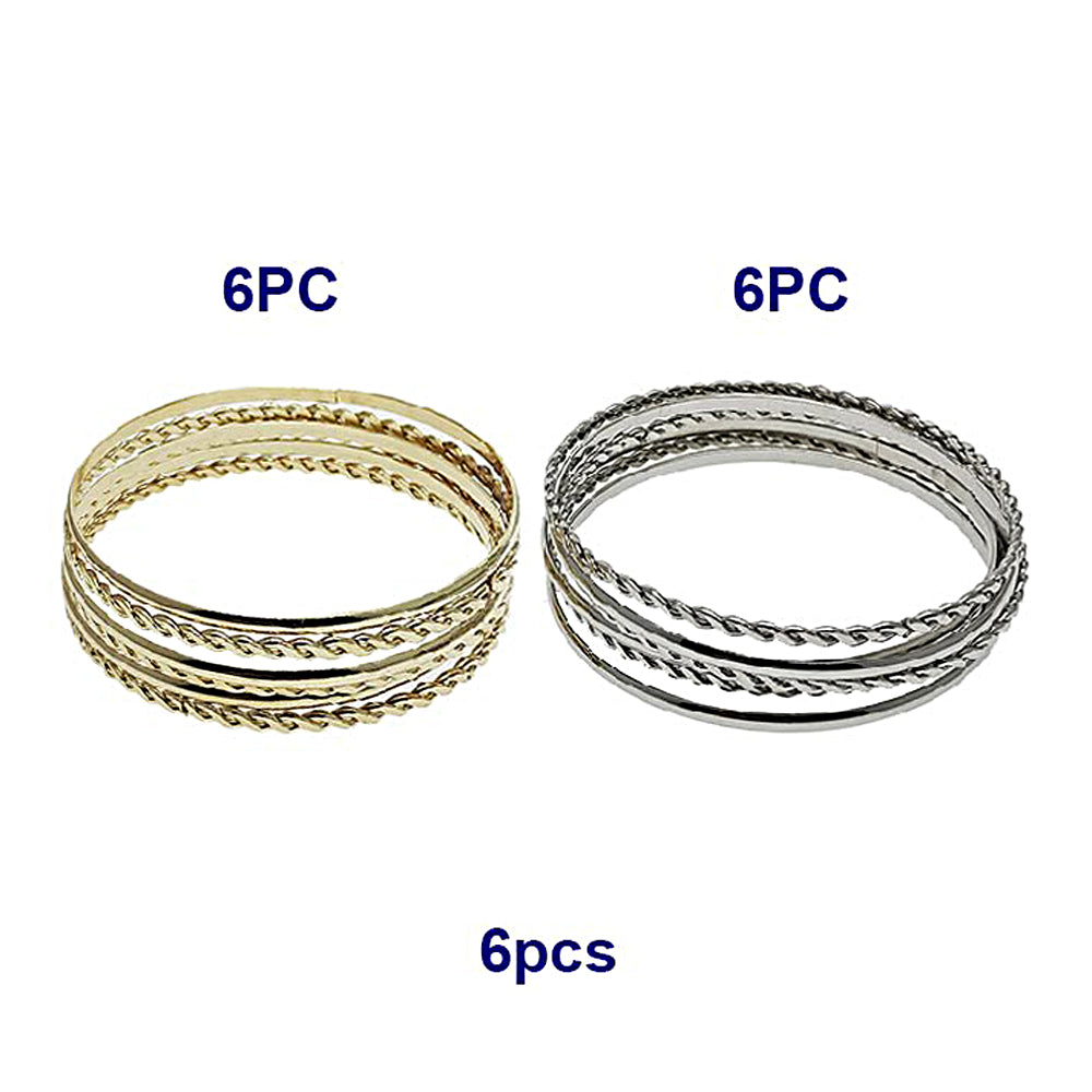 Assorted Twist Bangle Bracelet