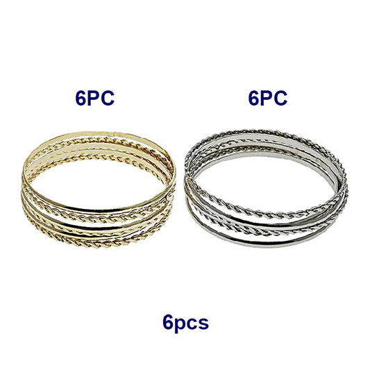 Assorted Twist Bangle Bracelet