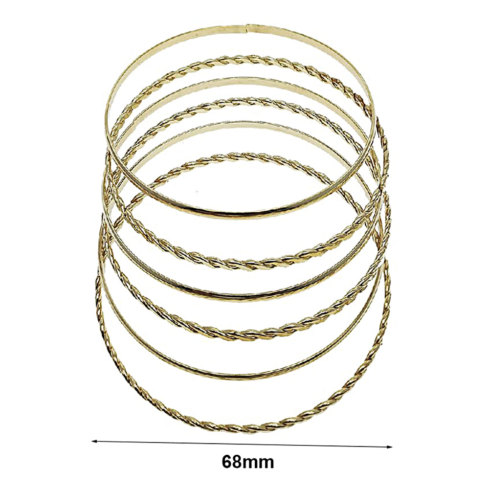 Assorted Twist Bangle Bracelet