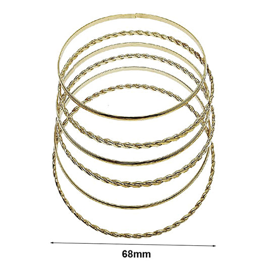 Assorted Twist Bangle Bracelet
