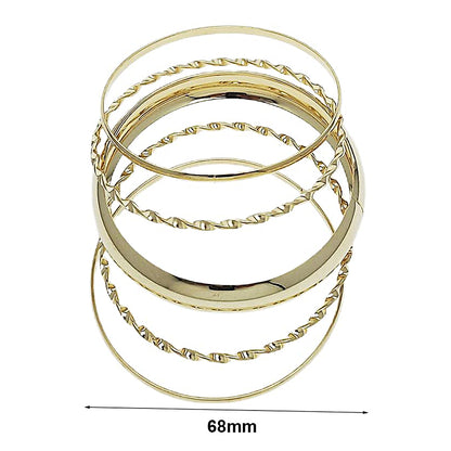 Assorted Twist Bangle Bracelet