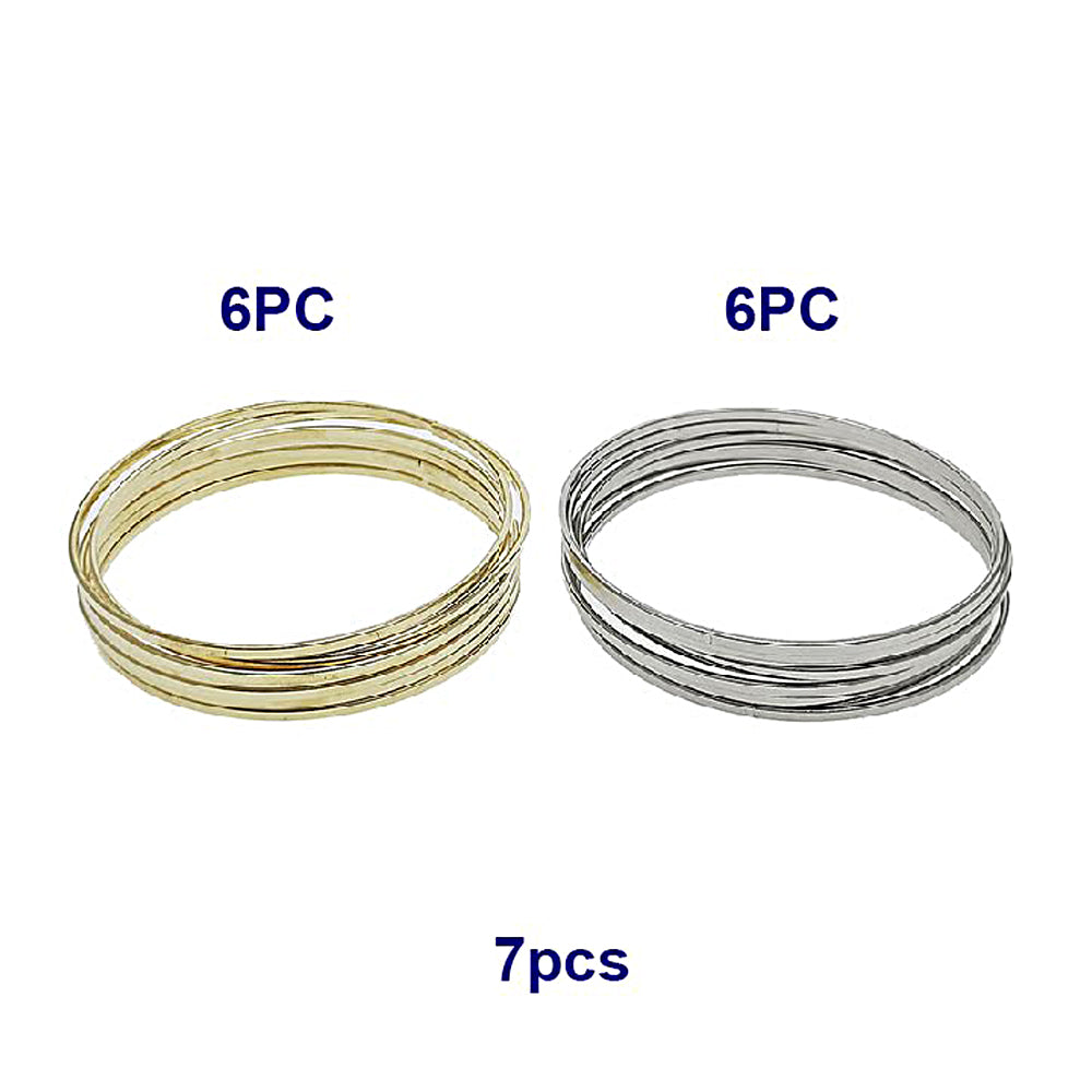 Assorted Flat Bangle Bracelet