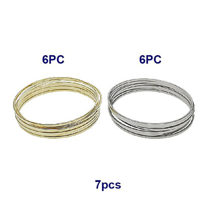 Assorted Flat Bangle Bracelet