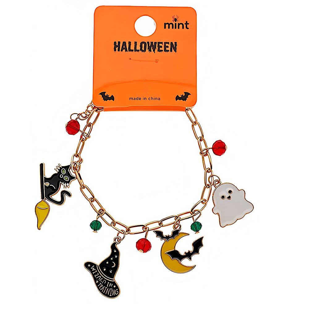 Halloween Charm Chain Bracelet