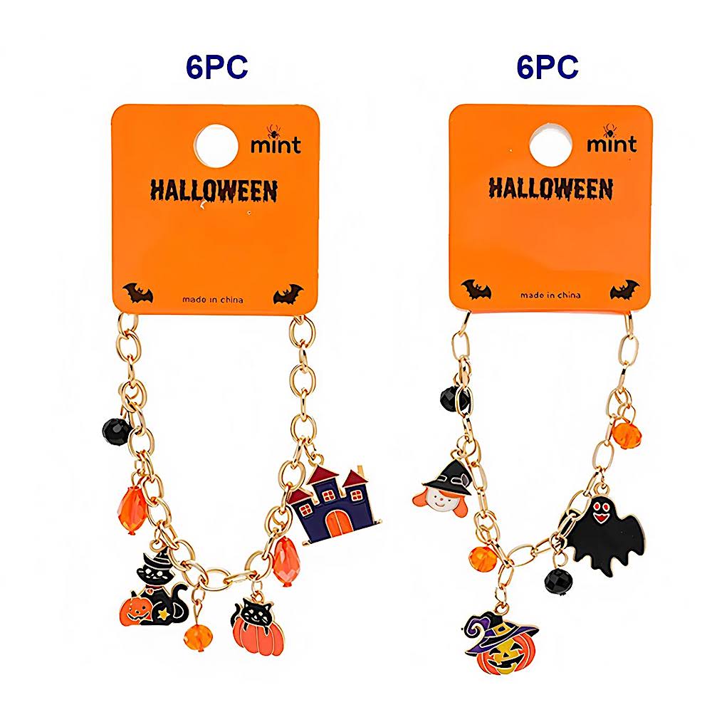 Halloween Charm Chain Bracelet