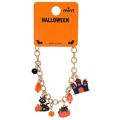Halloween Charm Chain Bracelet