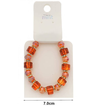 Iridescent Bohemian Bead Bracelet