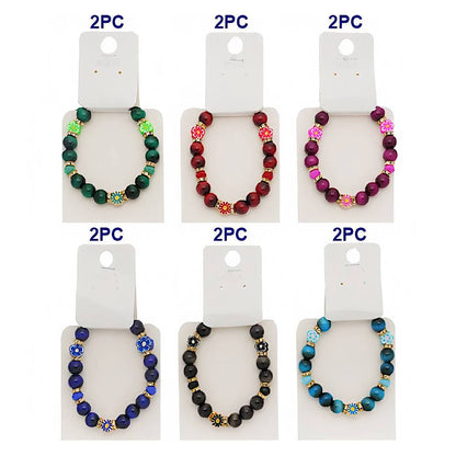 Bohemian Flower Bead Bracelet