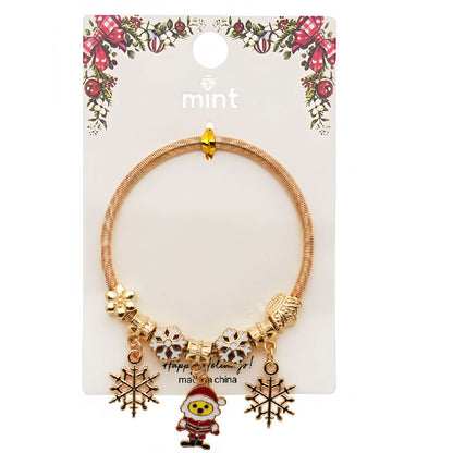 Christmas Santa Charm Bracelet