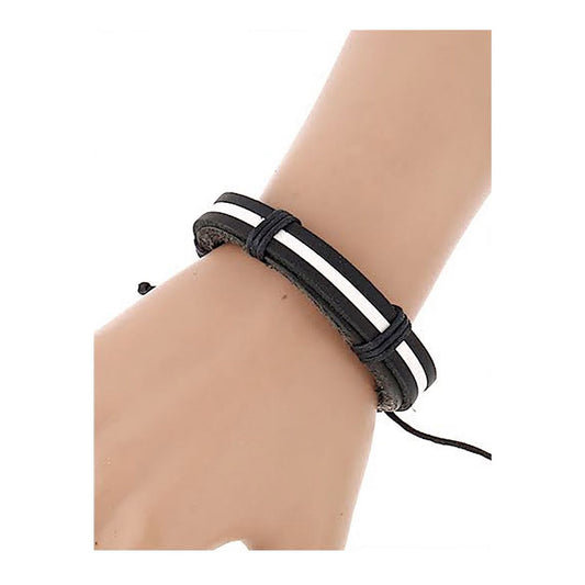 JAB22366 - Assorted Adjustable Leather Bracelet