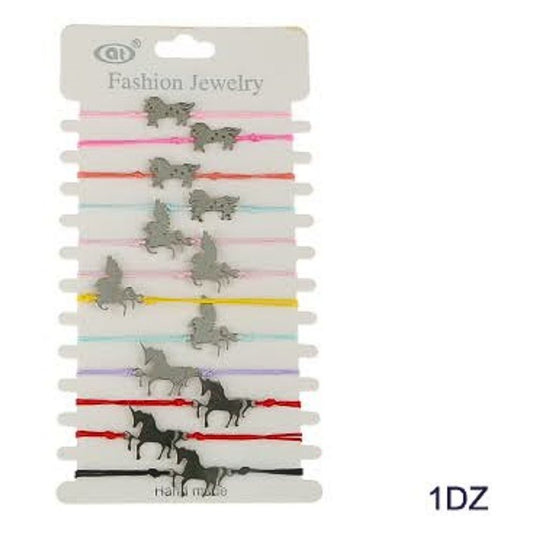 JAB29744 - Unicorn Adjustable Cord Bracelet