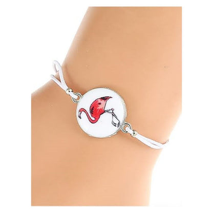 JAB30598 - Flamingo Adjustable Cord Bracelet
