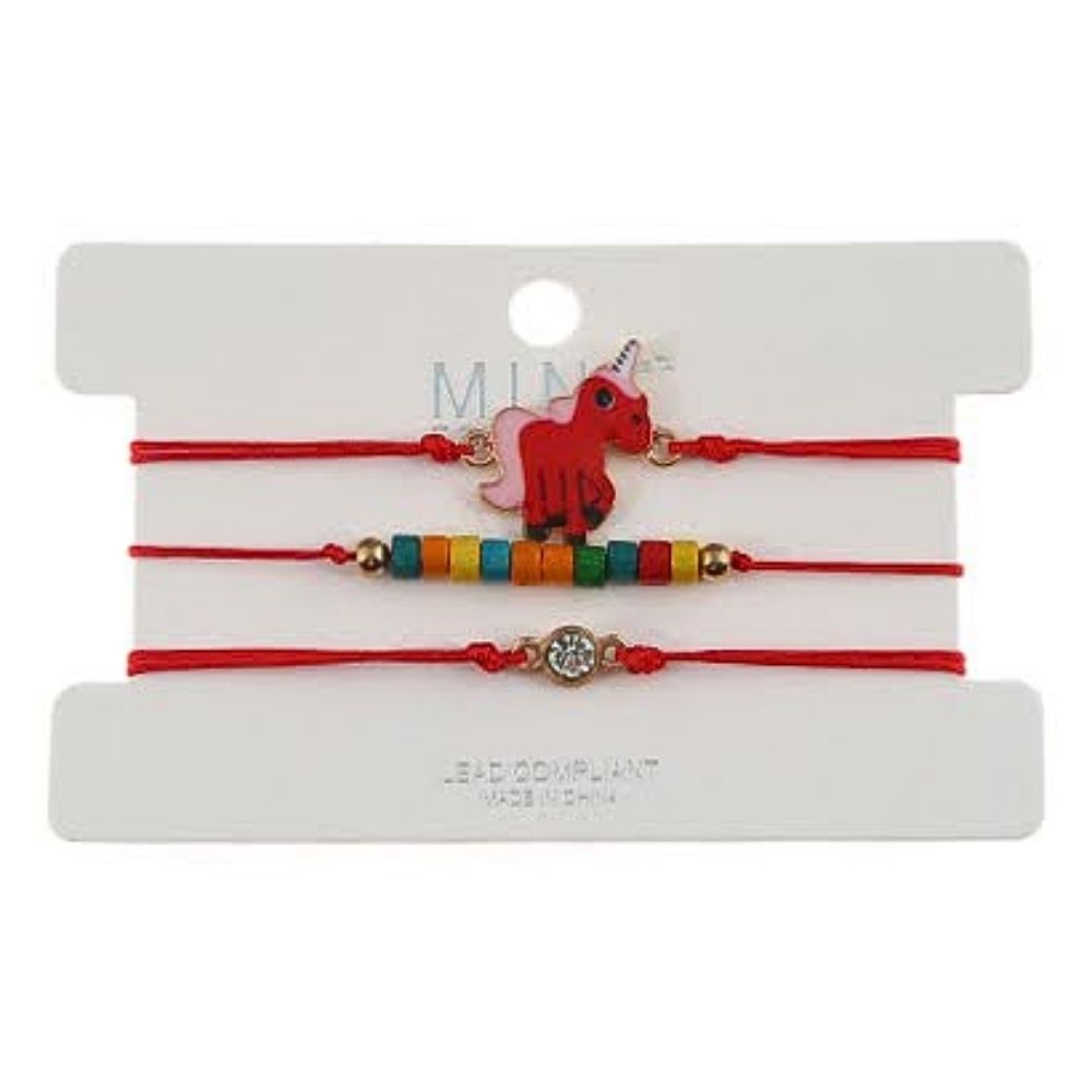 JAB30989 - Unicorn Adjustable Thread Bracelet