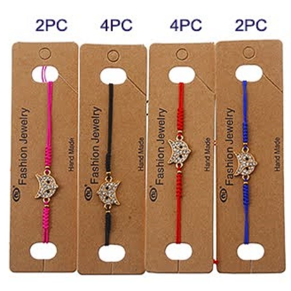 JAB31281 - Owl Face Adjustable Cord Bracelet