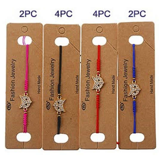 JAB31281 - Owl Face Adjustable Cord Bracelet