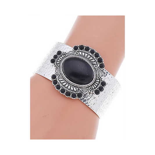 JAB36274 - Western Onyx Cuff Bracelet