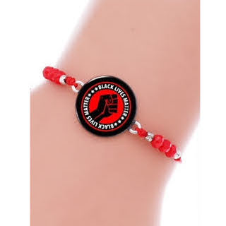 JAB36413 - Black Lives Matter Adjustable Cord Bracelet