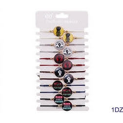 JAB36414 - Black Lives Matter Adjustable Cord Bracelet