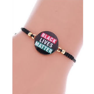 JAB36414 - Black Lives Matter Adjustable Cord Bracelet