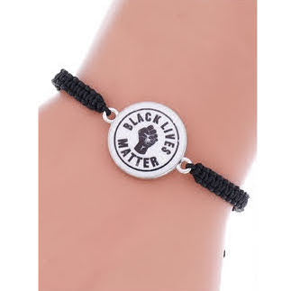 JAB36415 - Black Lives Matter Adjustable Cord Bracelet