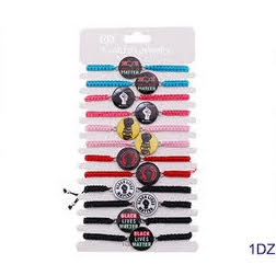 JAB36418 - Black Lives Matter Adjustable Cord Bracelet