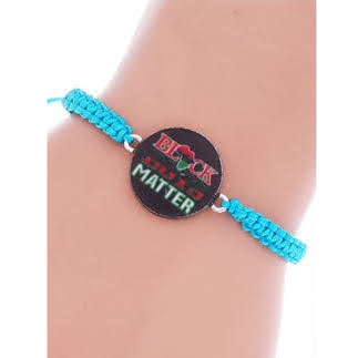 JAB36418 - Black Lives Matter Adjustable Cord Bracelet