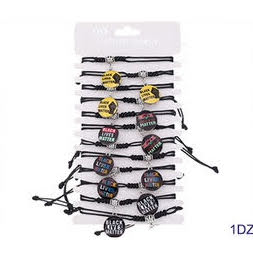 JAB36420 - Black Lives Matter Adjustable Cord Bracelet